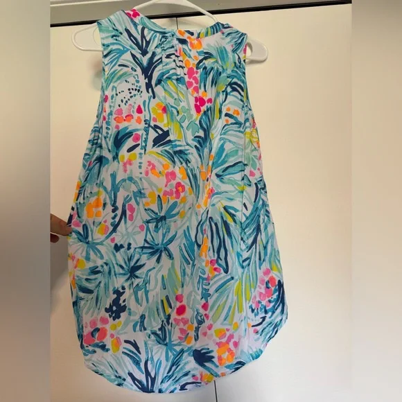 Lilly Pulitzer - Stacey Top - Serene Blue Tippy - Picture 5 of 5